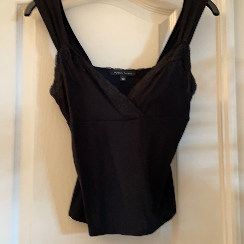 Tempo Paris, medium black stretch Camisole - Matte jersey fabric